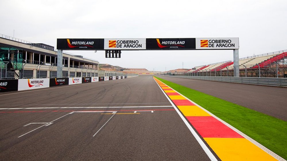 MotorLand Aragon physical challenge for MotoGP