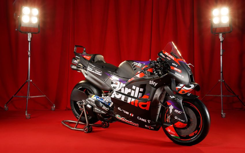 Close-up of the RS-GP front section showing integrated winglets and a narrow nose designed to manage airflow into the…