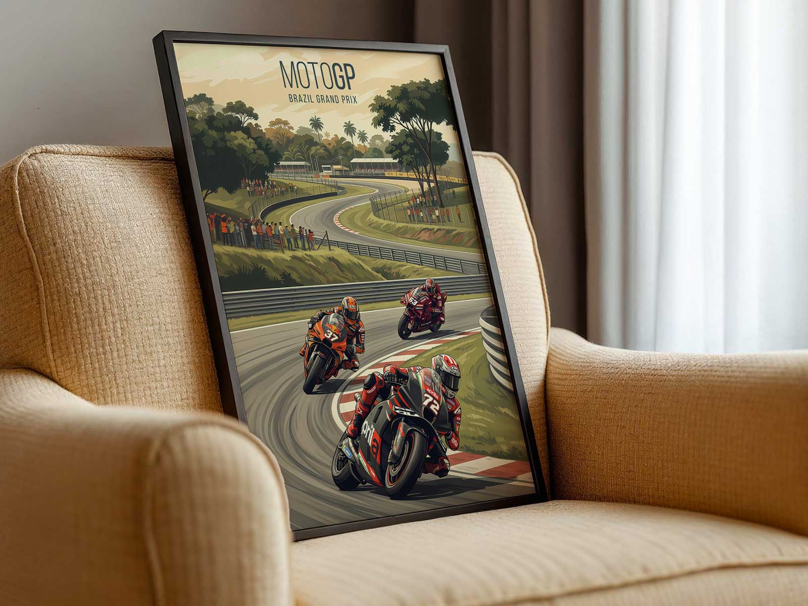 Casey Stoner carving through a tight corner with precise body position and focused intensity