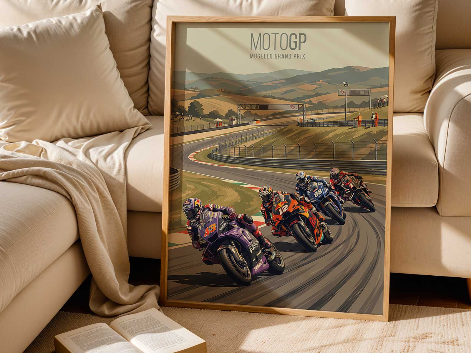 Composite timeline showing the evolution from Aprilia ART CRT to modern RS-GP race bike across seasons