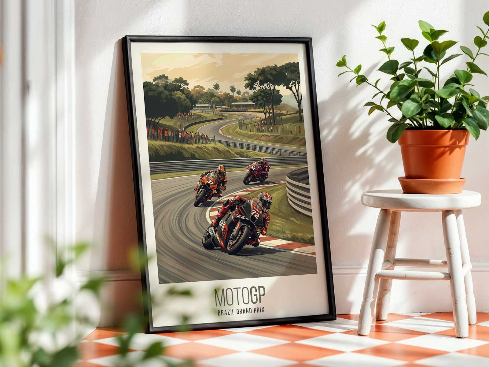 Fabio Quartararo pushing his bike through a high-speed sector while challenging for the lead