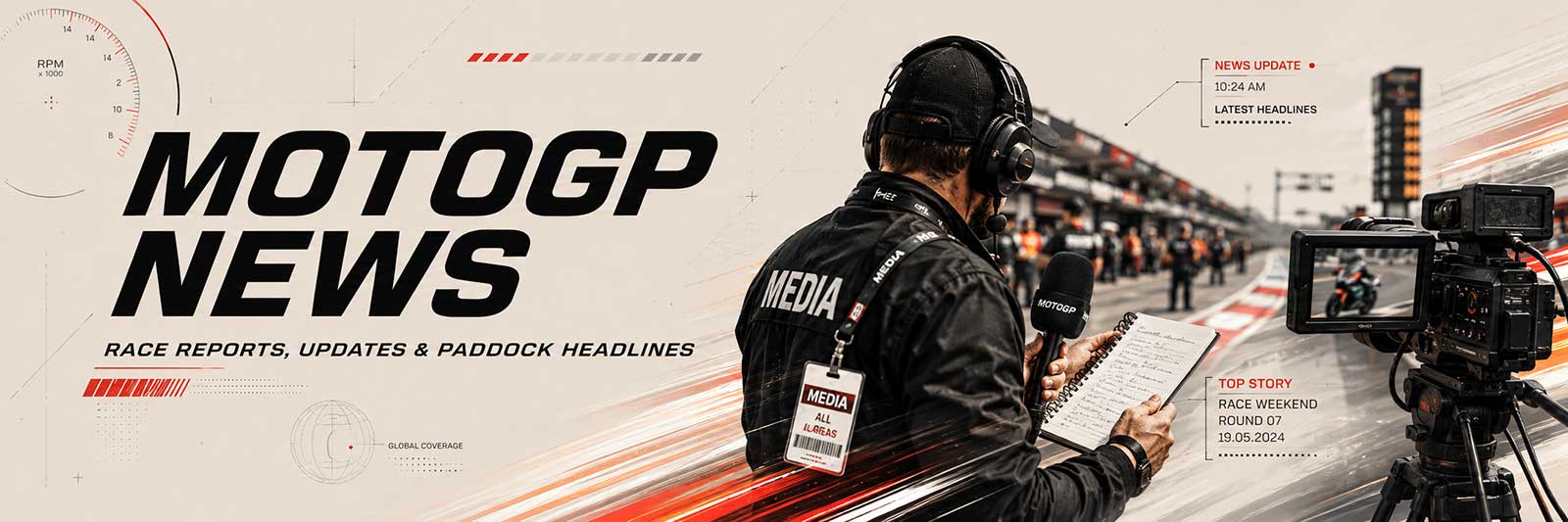 motogp racing scene focused on trajectory and motorcycle dynamics during a race on track